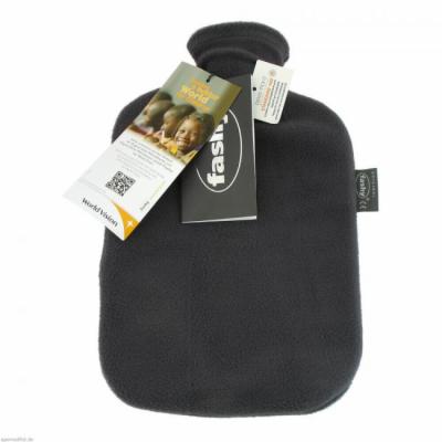 FASHY Wärmflasche Bezug anthrazit