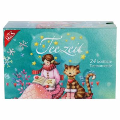 H&S Adventskalender Teezeit Tasse Filterbeutel