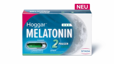 HOGGAR Melatonin DUO Einschlaf-Kapseln
