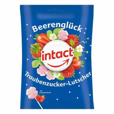 INTACT Traubenzucker Lutscher Beerenglück