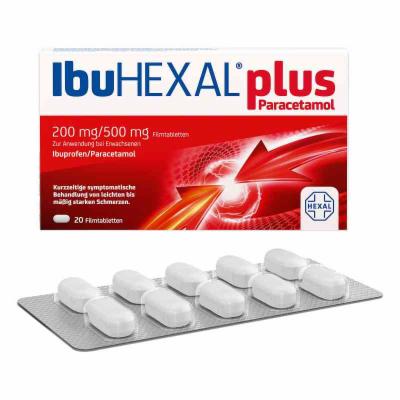IBUHEXAL plus Paracetamol 200 mg/500 mg Filmtabl.