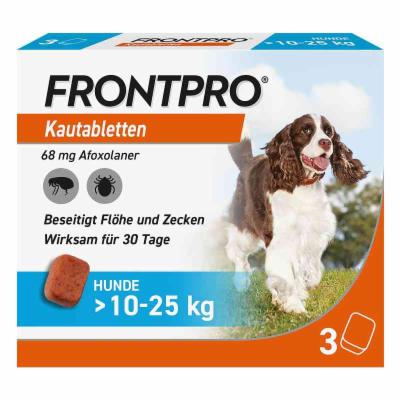 FRONTPRO 68 mg Kautabletten f.Hunde >10-25 kg