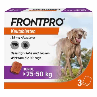 FRONTPRO 136 mg Kautabletten f.Hunde >25-50 kg