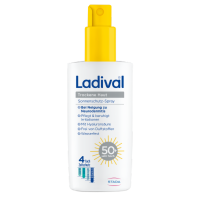 LADIVAL trockene Haut Sonnenschutz-Spray LSF 50+