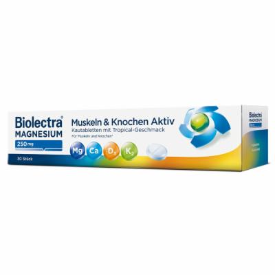 BIOLECTRA Magnesium 250 mg Muskeln & Kno.Aktiv KTA
