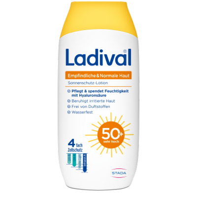 LADIVAL empfindliche & normale Haut Lotion LSF 50+