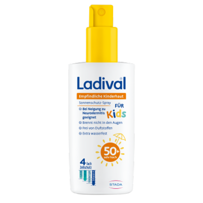 LADIVAL empfindliche Kinderhaut Spray LSF 50+
