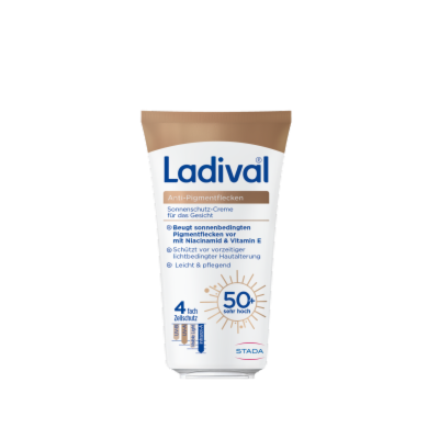LADIVAL Anti-Pigmentflecken Creme Gesicht LSF 50+