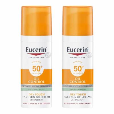 EUCERIN Sun Gel-Creme Oil Cont.Face LSF 50+ DP