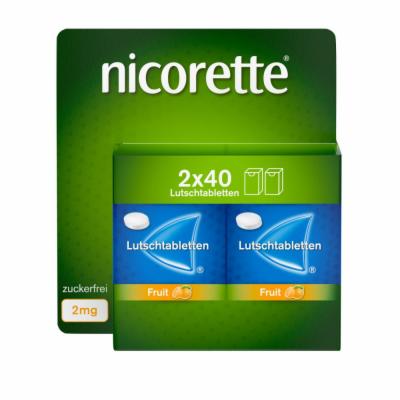 NICORETTE Fruit 2 mg Lutschtabletten gepresst