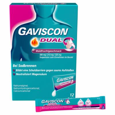 GAVISCON DUAL Waldfrucht 500mg/213mg/325mg SUE
