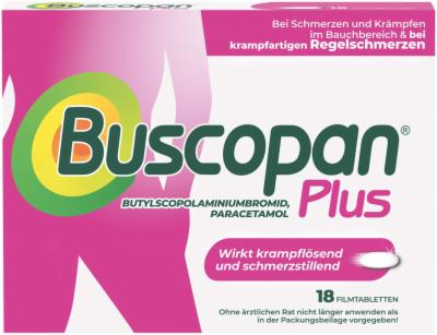 BUSCOPAN plus 10 mg/500 mg Filmtabletten