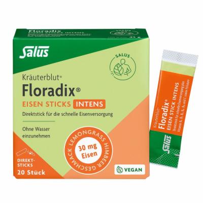 FLORADIX Eisen Sticks intens Pulver