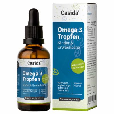 OMEGA-3 KINDER Tropfen Algenöl vegan DHA+EPA