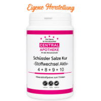 Schüssler Salze Kur StoffwechselAktiv 4+8+9+10 D6