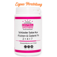 Schüssler Salze Kur Rücken&Gelen Fit 2+4+7 D6