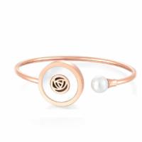 ARMREIFEN ROSEGOLD PERL MIT DIFFUSER ANHÄNGER