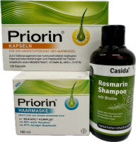 Priorin Haarmaske+Priorin Kapseln+Rosmarinshampoo
