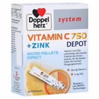 DOPPELHERZ Vitamin C 750 Depot system Pellets