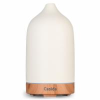 AROMA DIFFUSER Keramik weiß/Holz