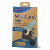 MOLICARE men Absorbent underwear+5 Pads Gr.L