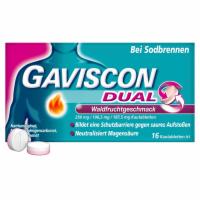 GAVISCON DUAL Waldfrucht 250mg/106,5mg/187,5mg KTA